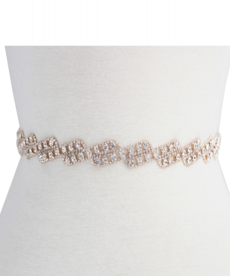 Rhinestone Bridal Belt BT810003 GOLD CL